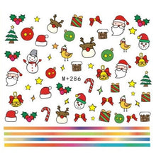 Load image into Gallery viewer, Christmas Nail Sticker Nail Sticker Santa