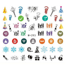 Load image into Gallery viewer, Christmas Nail Sticker Nail Sticker Santa