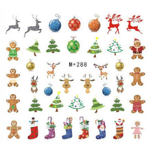 Load image into Gallery viewer, Christmas Nail Sticker Nail Sticker Santa