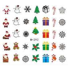Load image into Gallery viewer, Christmas Nail Sticker Nail Sticker Santa