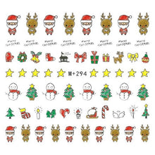 Load image into Gallery viewer, Christmas Nail Sticker Nail Sticker Santa