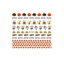 Load image into Gallery viewer, 1 Sheet Christmas Halloween Nail Art Manicure Tools